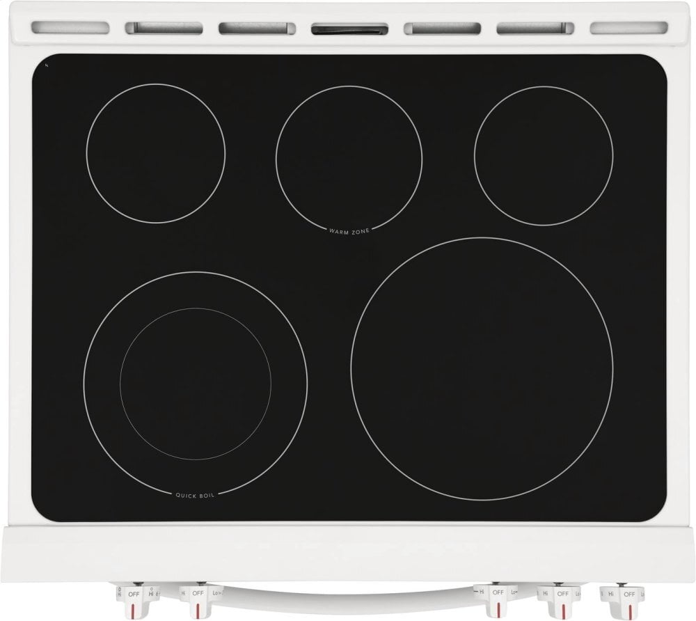 Frigidaire FFEH3054UW Frigidaire 30'' Front Control Freestanding Electric Range