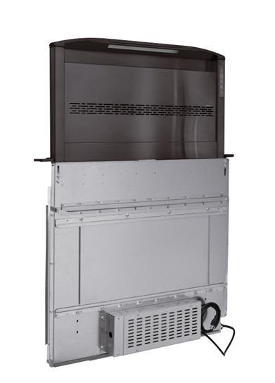 Best Range Hoods D49M36BLS Cattura Downdraft Ventilator - 36" Black Stainless Steel 650 Max Cfm To 1650 Max Cfm