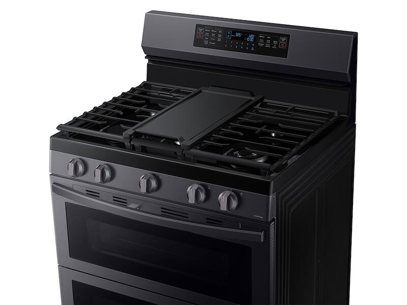 Samsung NX60A6751SG 6.0 Cu. Ft. Smart Freestanding Gas Range With Flex Duo™ & Air Fry In Black Stainless Steel