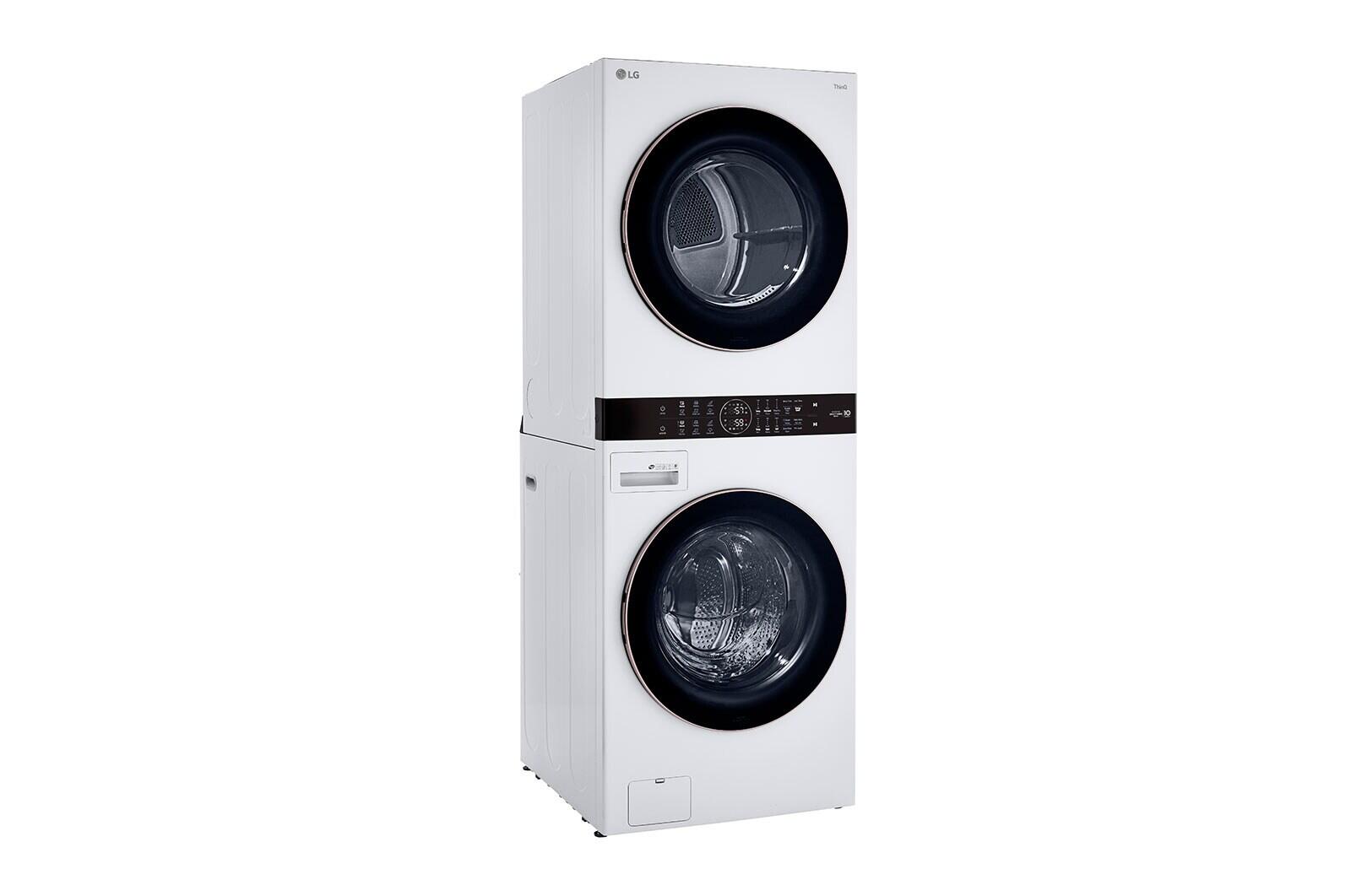 Lg WKG101HWA Single Unit Front Load Lg Washtower™ With Center Control™ 4.5 Cu. Ft. Washer And 7.4 Cu. Ft. Gas Dryer