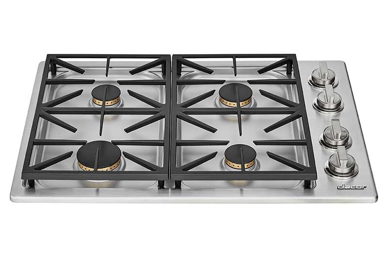 Dacor HDCT304GSLP 30" Dual Gas Cooktop, Liquid Propane