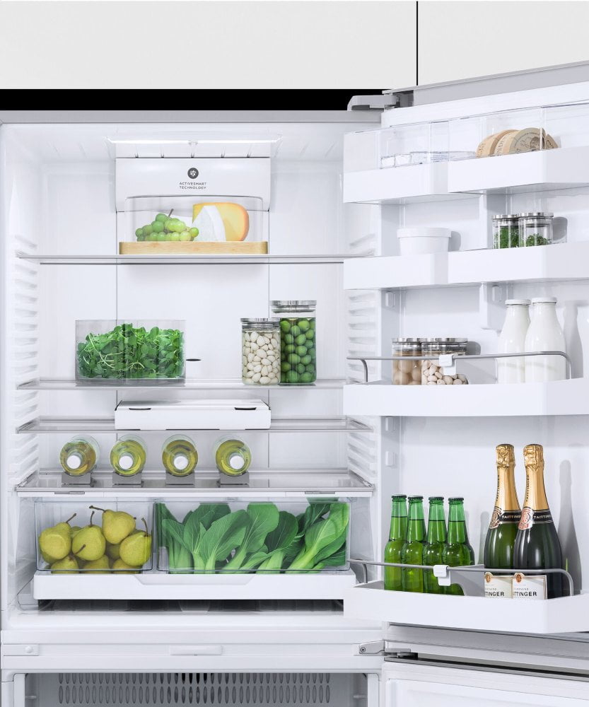 Fisher & Paykel RF170BRPUX6N Freestanding Refrigerator Freezer, 32", 17.5 Cu Ft, Ice & Water