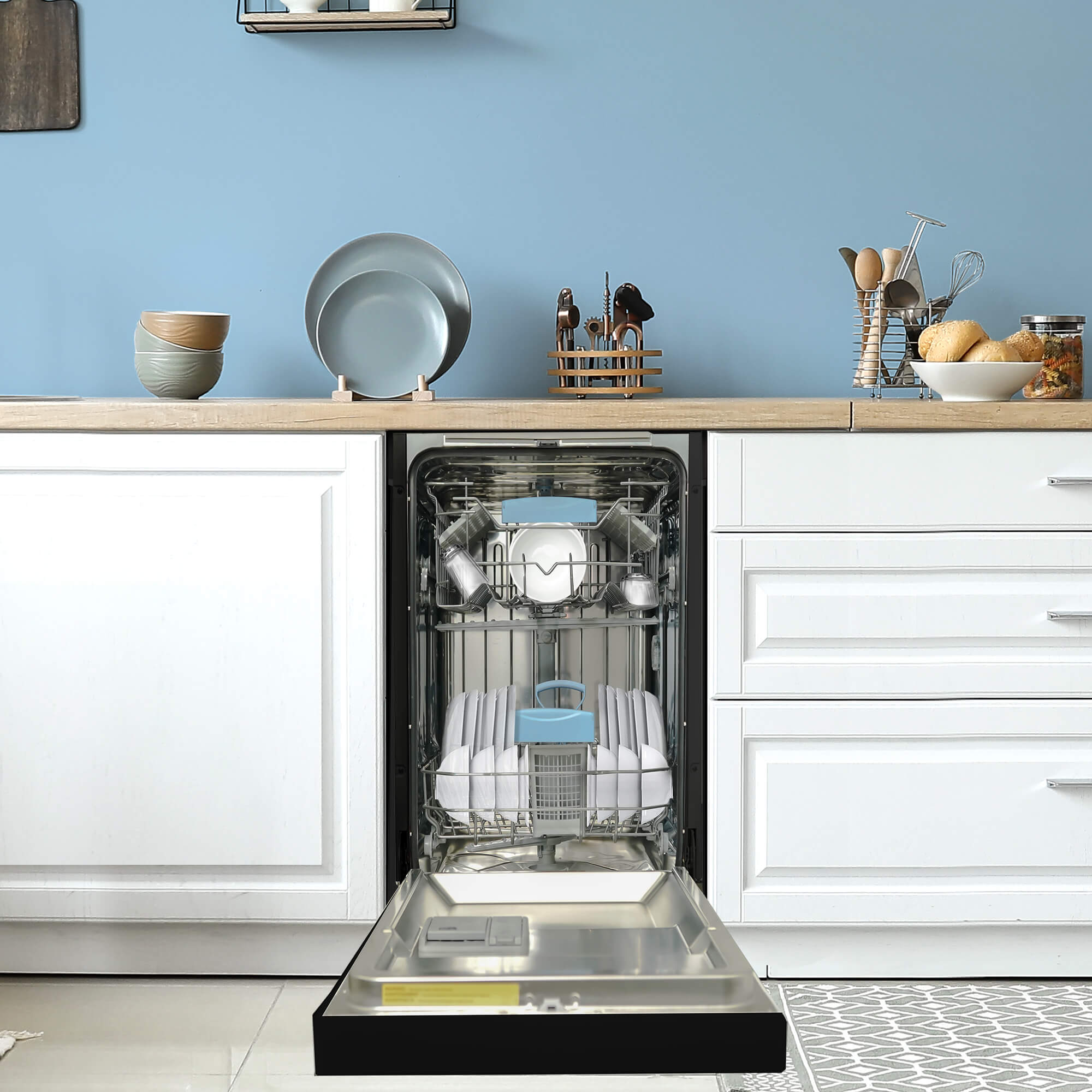 Danby DDW18D1EB Danby 18 Built-In Dishwasher With Front Controls (Black)