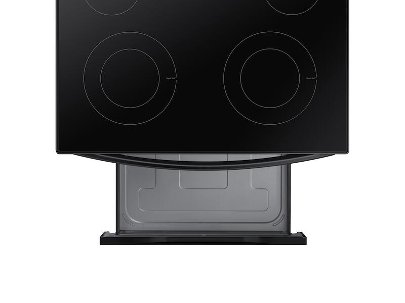 Samsung NE63A6111SB 6.3 Cu. Ft. Smart Freestanding Electric Range With Steam Clean In Black