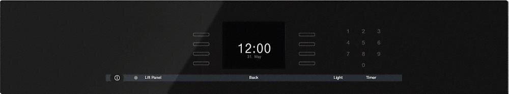 Miele DGC66001BK Dgc 6600-1 Steam Oven With Full-Fledged Oven Function And Xl Cavity Combines Two Cooking Techniques - Steam And Convection.-Obsidian Black