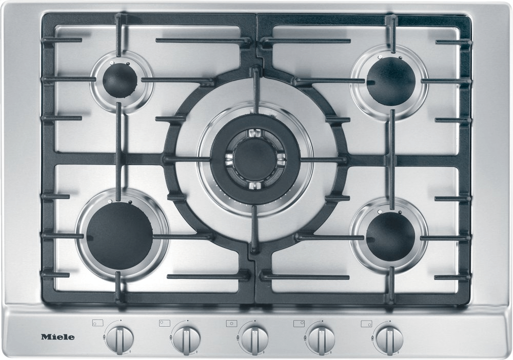 Miele KM2032GSTAINLESSSTEEL Km 2032 G - Gas Cooktop With 5 Burners For Particularly Versatile Cooking Convenience.