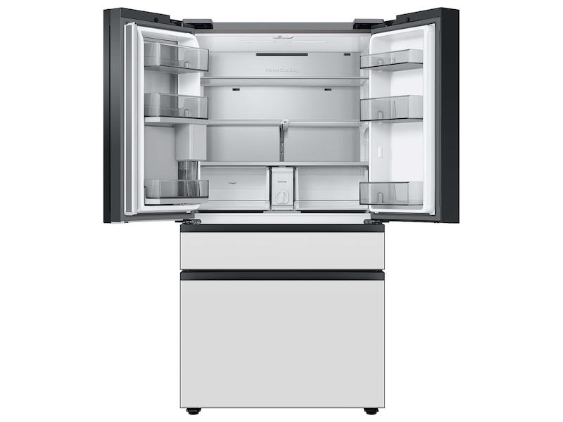 Samsung RF23BB860012 Bespoke 4-Door French Door Refrigerator (23 Cu. Ft.) With Beverage Center™ In White Glass