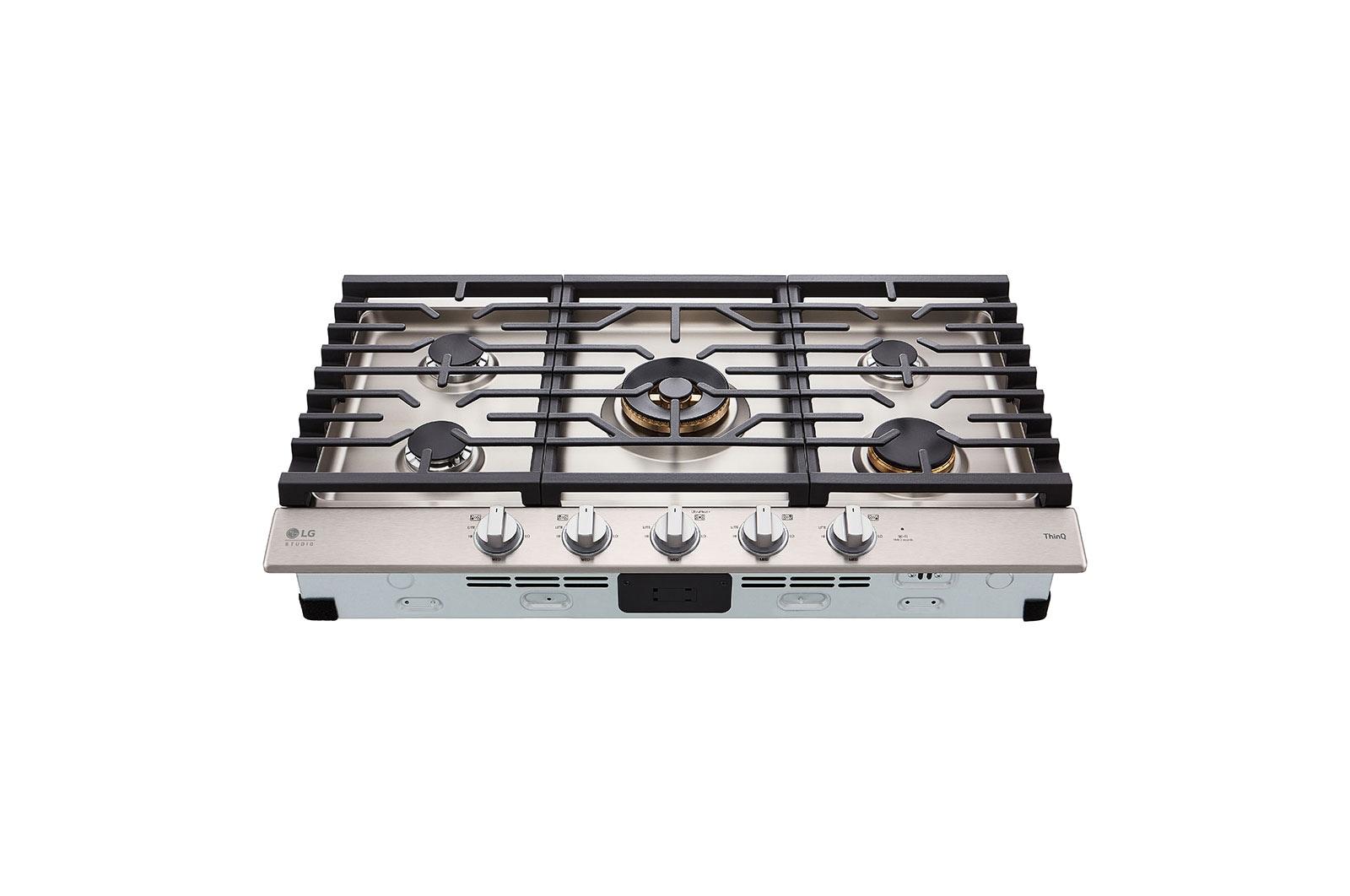Lg CBGS3628S Lg Studio 36" Ultraheat™ Gas Cooktop With Easyclean®
