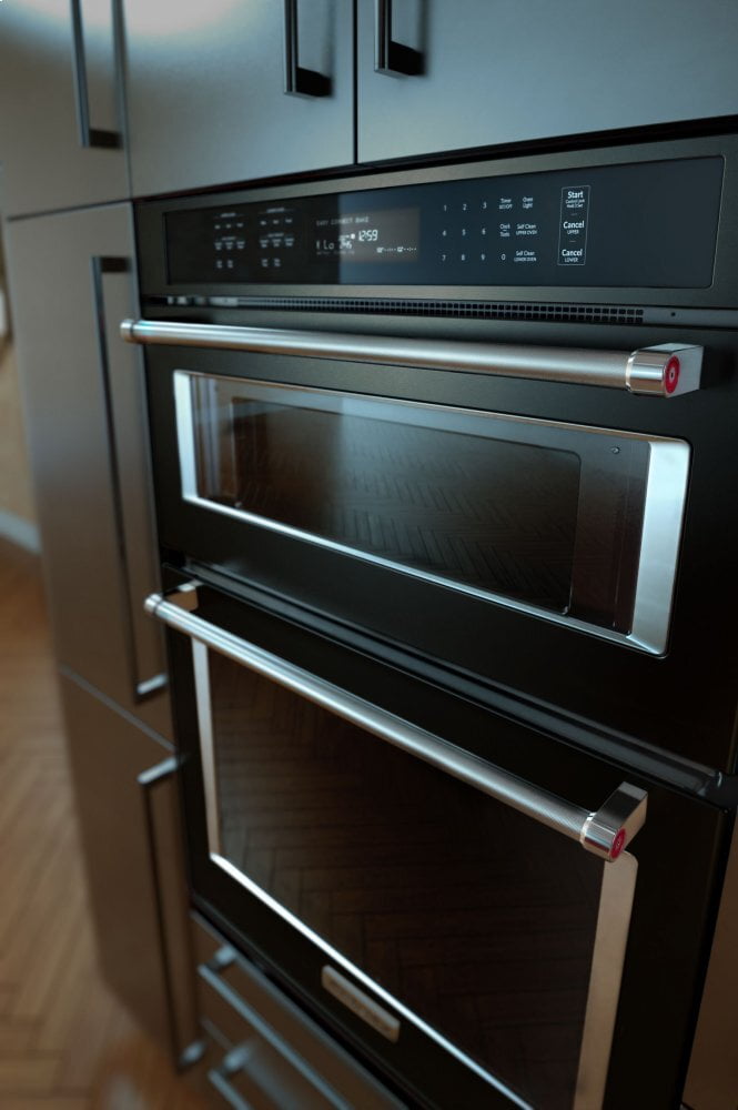 Kitchenaid KOCE500EBS 30" Combination Wall Oven With Even-Heat™ True Convection (Lower Oven) - Black Stainless Steel With Printshield™ Finish