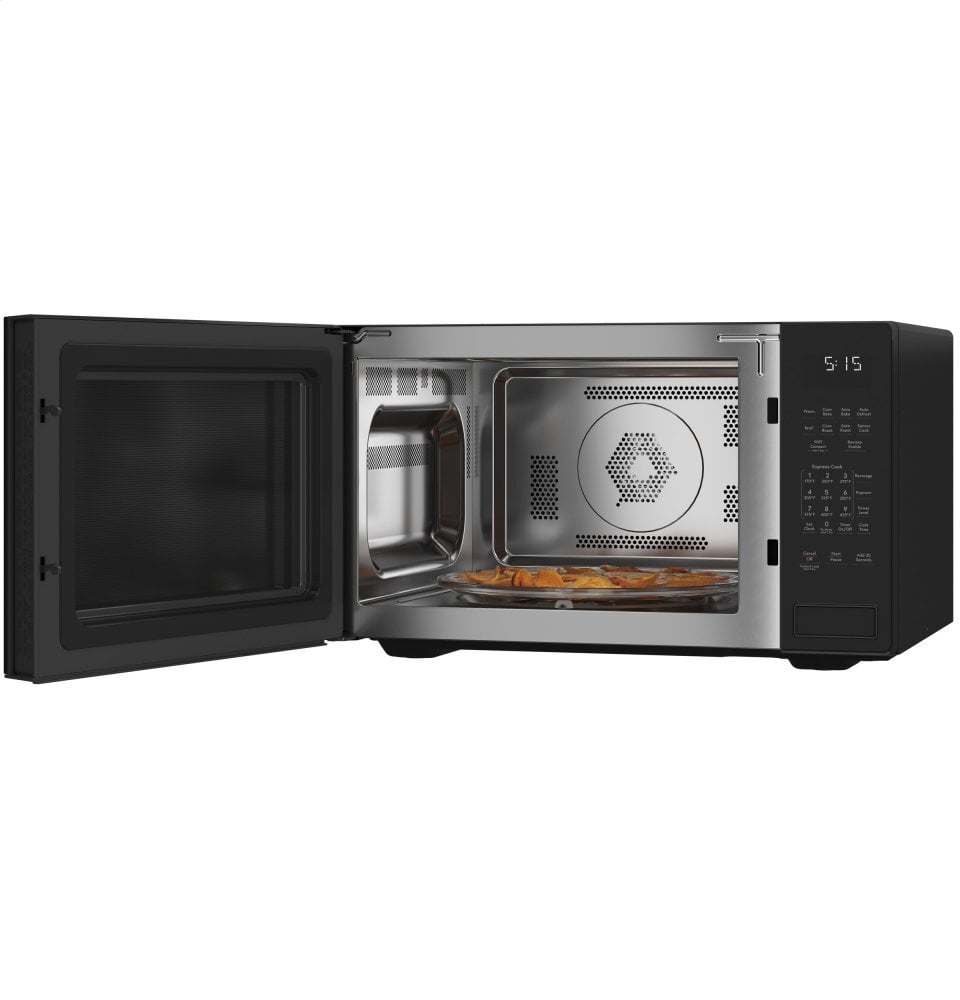 Cafe CEB515M2NS5 Café 1.5 Cu. Ft. Smart Countertop Convection/Microwave Oven In Platinum Glass