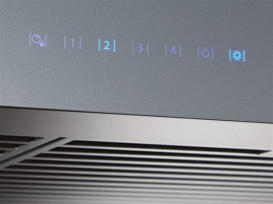 Best Range Hoods WCB3I30SBS Ispira 30-In. 650 Max Cfm Stainless Steel Chimney Range Hood With Purled™ Light System And Brushed Grey Glass