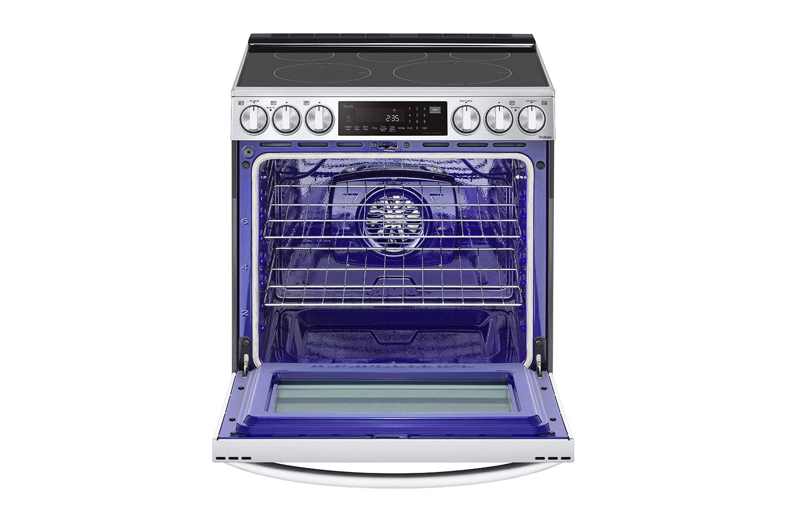 Lg LSEL6337F 6.3 Cu Ft. Smart Wi-Fi Enabled Probake Convection® Instaview® Electric Slide-In Range With Air Fry
