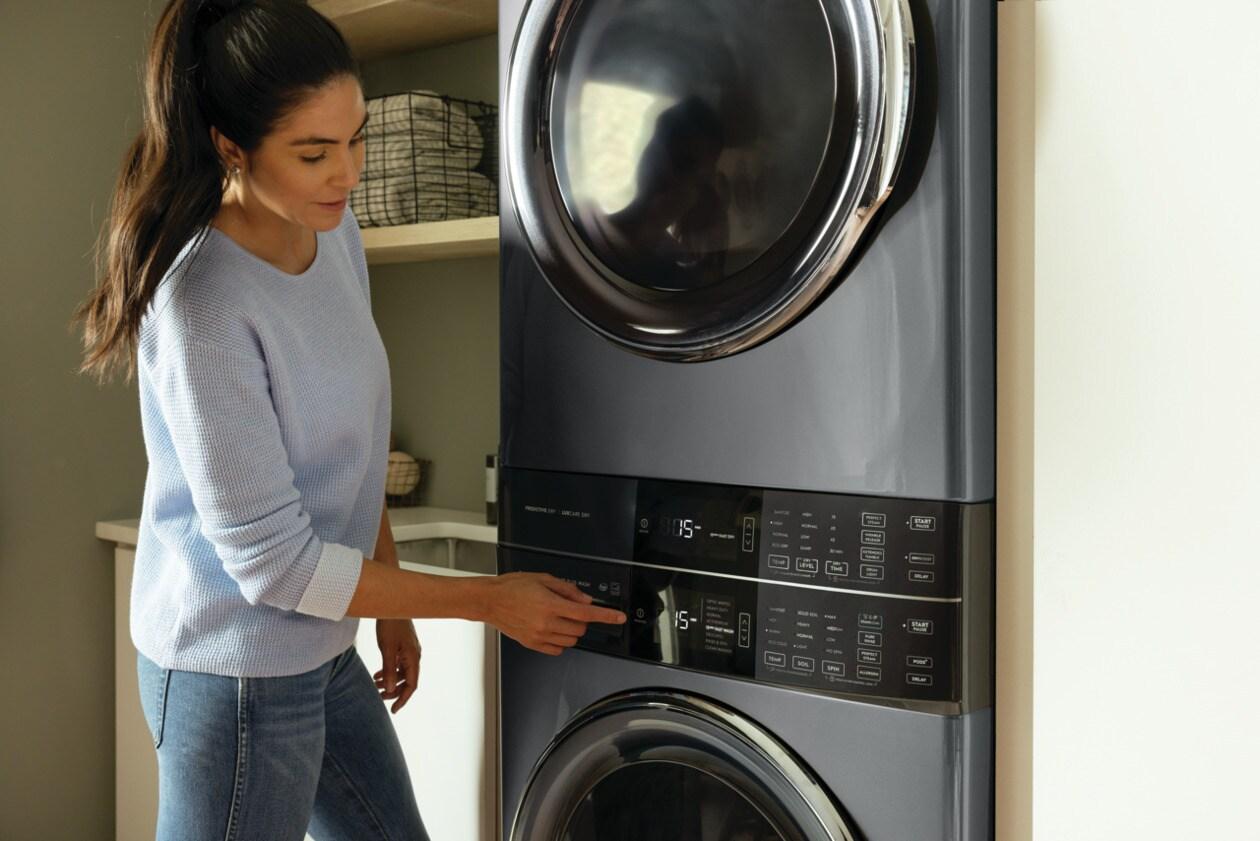 Electrolux ELTG7600AT Electrolux Laundry Tower™ Single Unit Front Load 4.5 Cu. Ft. Washer & 8 Cu. Ft. Gas Dryer