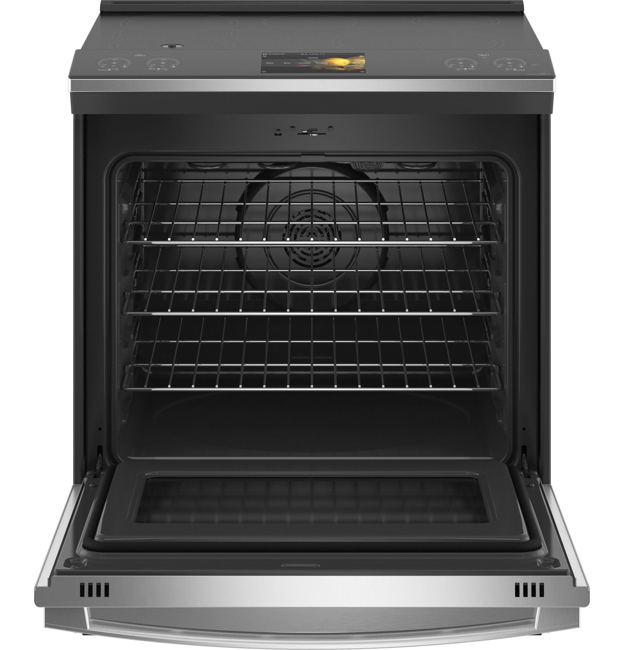 Ge Appliances PHS93XYPFS Ge Profile™ 30" Smart Slide-In Front-Control Induction Fingerprint Resistant Range With In Oven Camera