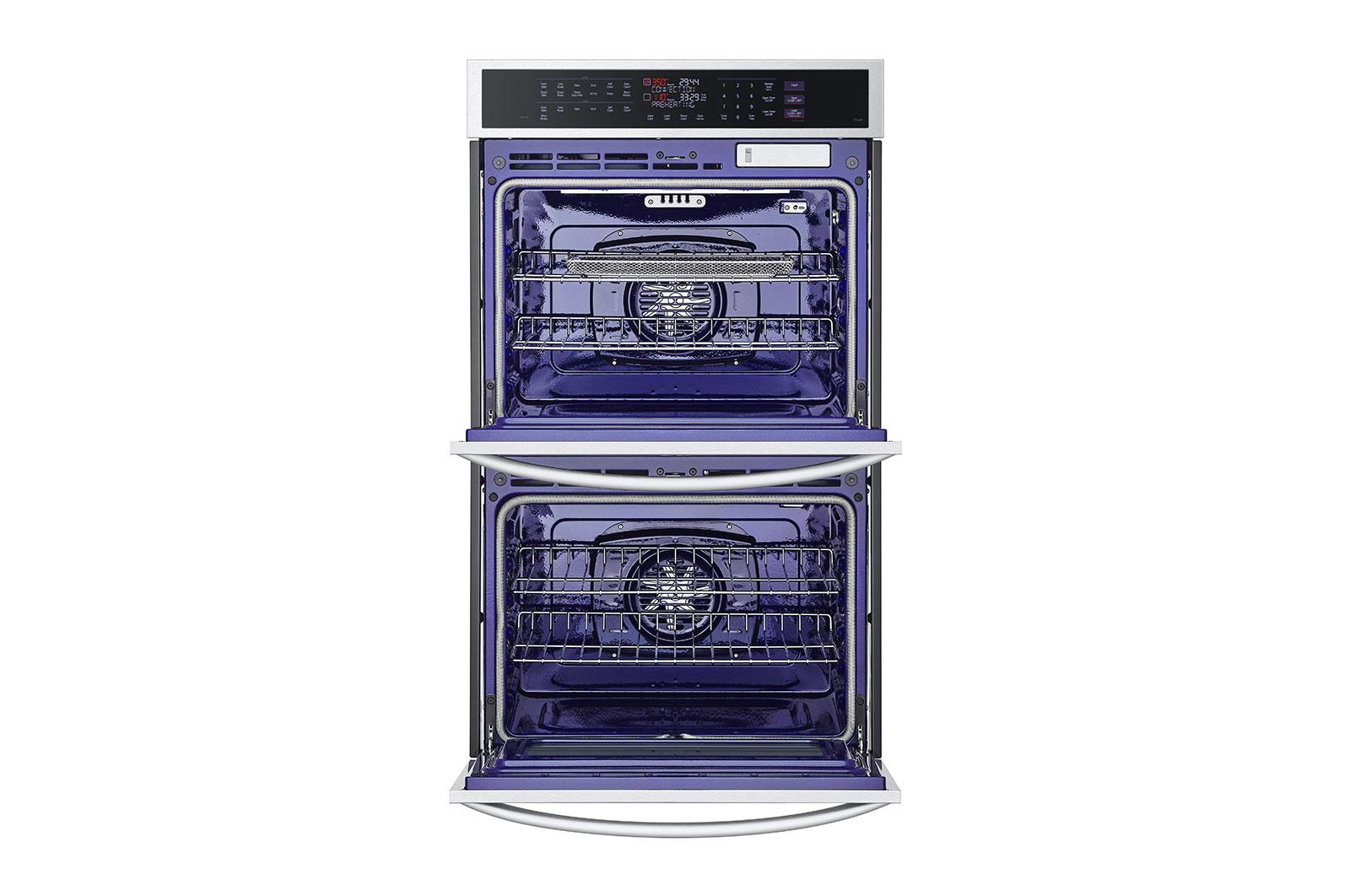 Lg WDEP9427F 9.4 Cu. Ft. Smart Double Wall Oven With Instaview®, True Convection, Air Fry, And Steam Sous Vide