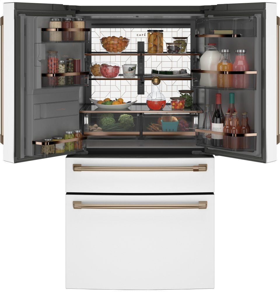 Cafe CVE28DP4NW2 Café Energy Star® 27.8 Cu. Ft. Smart 4-Door French-Door Refrigerator