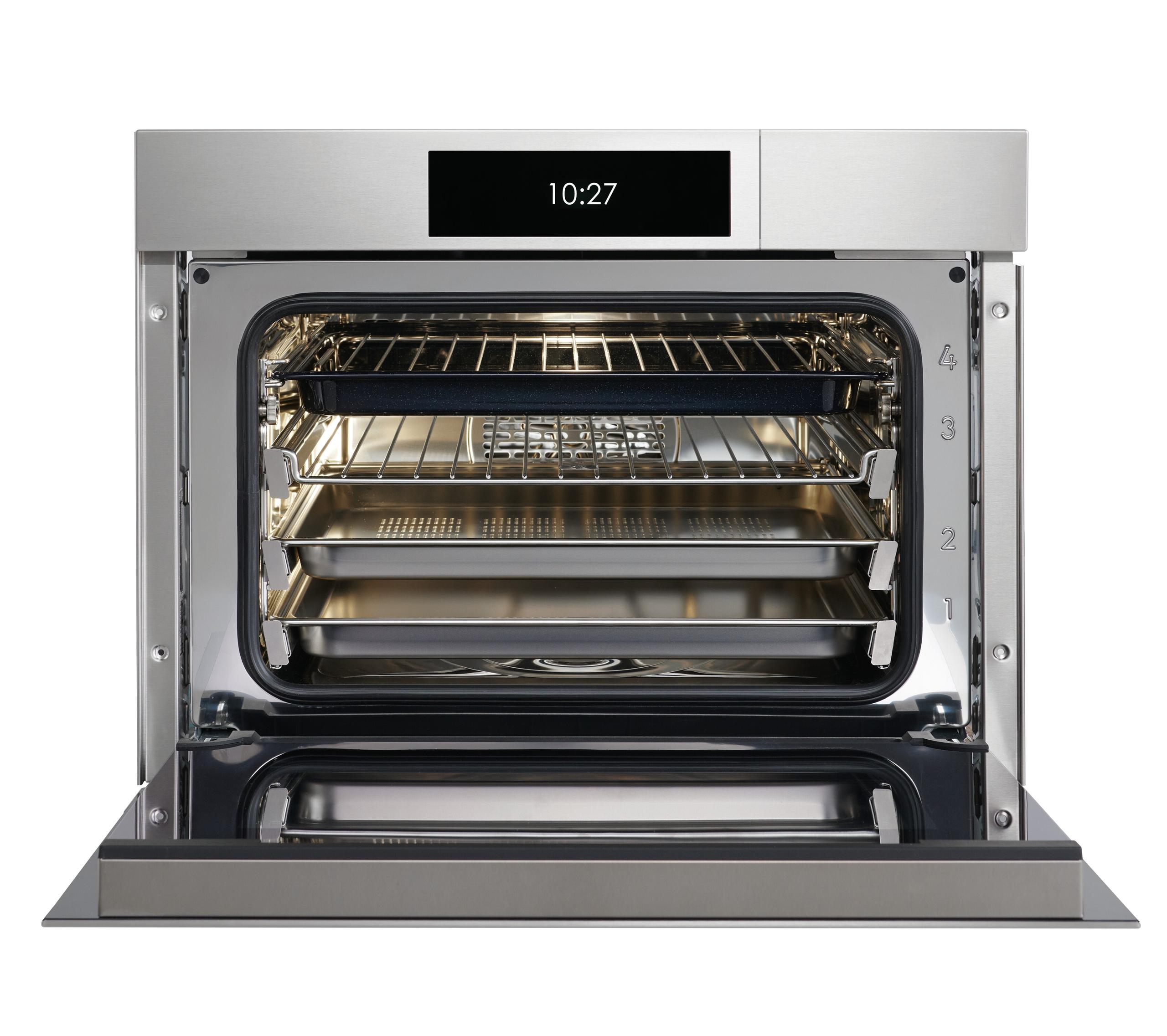Wolf CSO2450CMS 24" M Series Contemporary Stainless Steel Handleless Convection Steam Oven