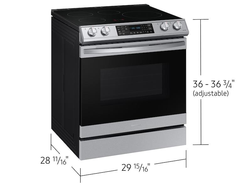 Samsung NE63B8611SS 6.3 Cu. Ft. Smart Instant Heat Induction Slide-In Range With Air Fry & Convection+ In Stainless Steel