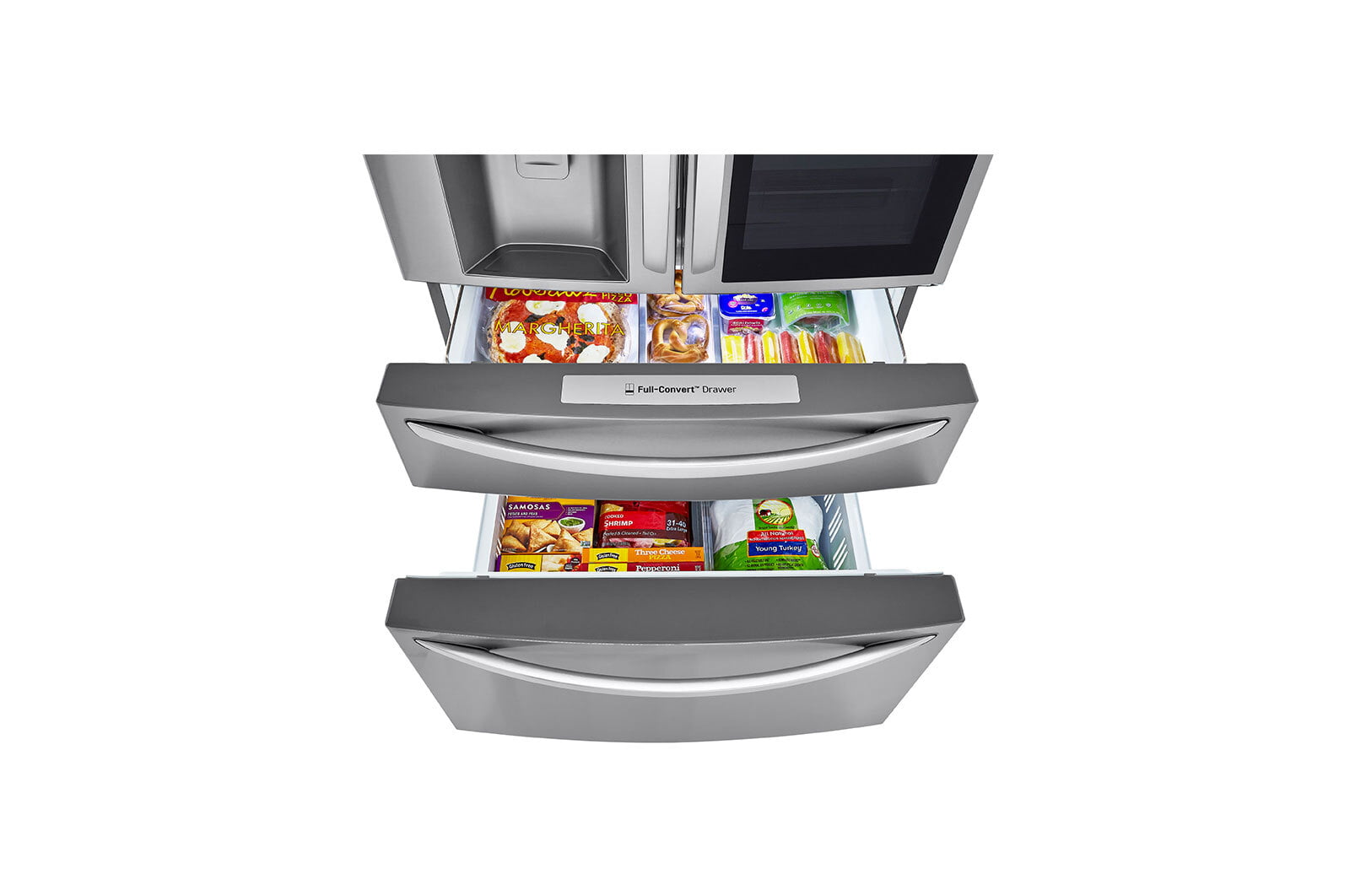 Lg LRMVC2306S 23 Cu. Ft. Smart Wi-Fi Enabled Instaview™ Door-In-Door® Counter-Depth Refrigerator With Craft Ice™ Maker