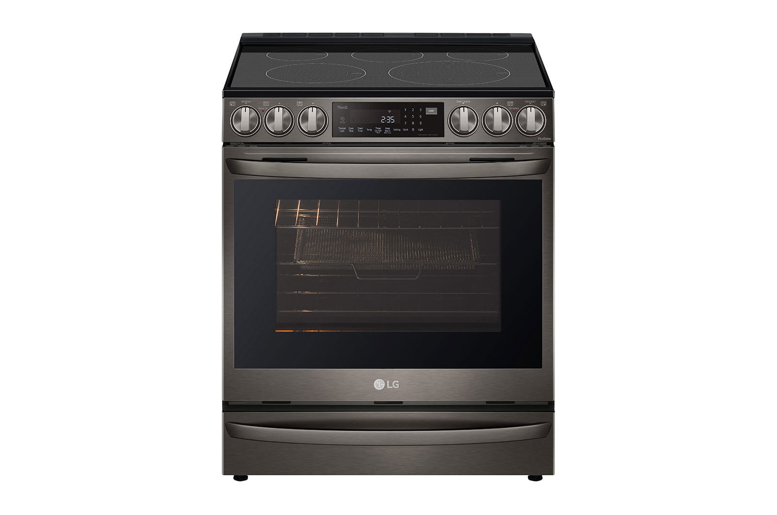 Lg LSEL6337D 6.3 Cu Ft. Smart Wi-Fi Enabled Probake Convection® Instaview® Electric Slide-In Range With Air Fry