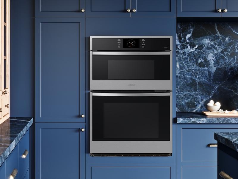 Samsung NQ70CG600DSR 30" Microwave Combination Wall Oven With Steam Cook In Stainless Steel