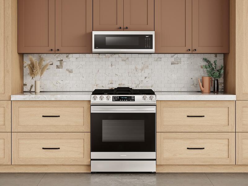 Samsung ME11A7710DS 1.1 Cu. Ft. Smart Slim Over-The-Range Microwave With 550 Cfm Hood Ventilation, Wi-Fi & Voice Control In Stainless Steel