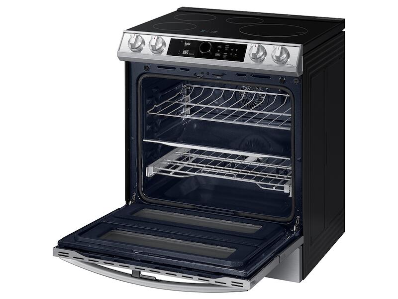 Samsung NE63T8951SS 6.3 Cu. Ft. Smart Slide-In Induction Range With Flex Duo™, Smart Dial & Air Fry In Stainless Steel