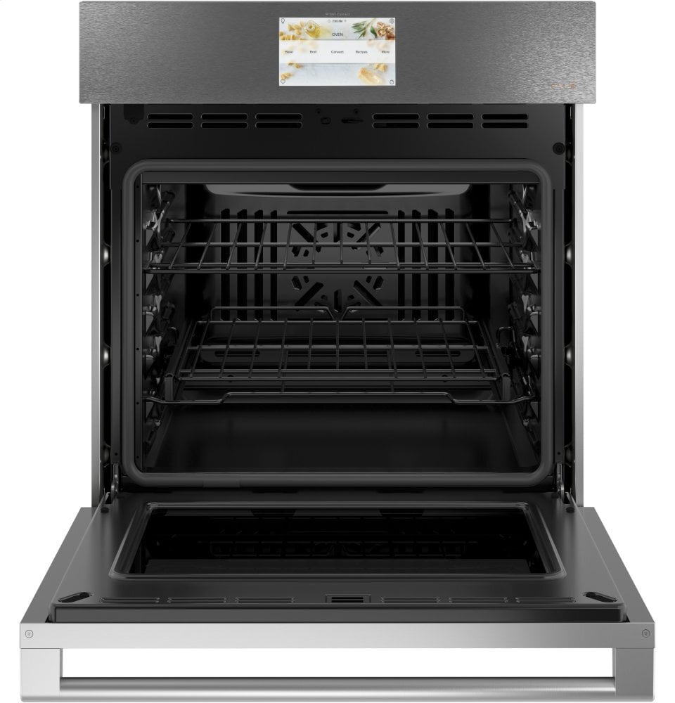 Cafe CKS70DM2NS5 Café 27" Smart Single Wall Oven With Convection In Platinum Glass