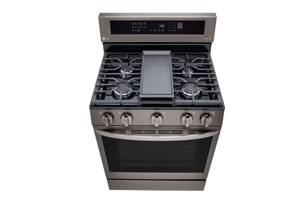 Lg LRGL5825D 5.8 Cu Ft. Smart Wi-Fi Enabled True Convection Instaview® Gas Range With Air Fry