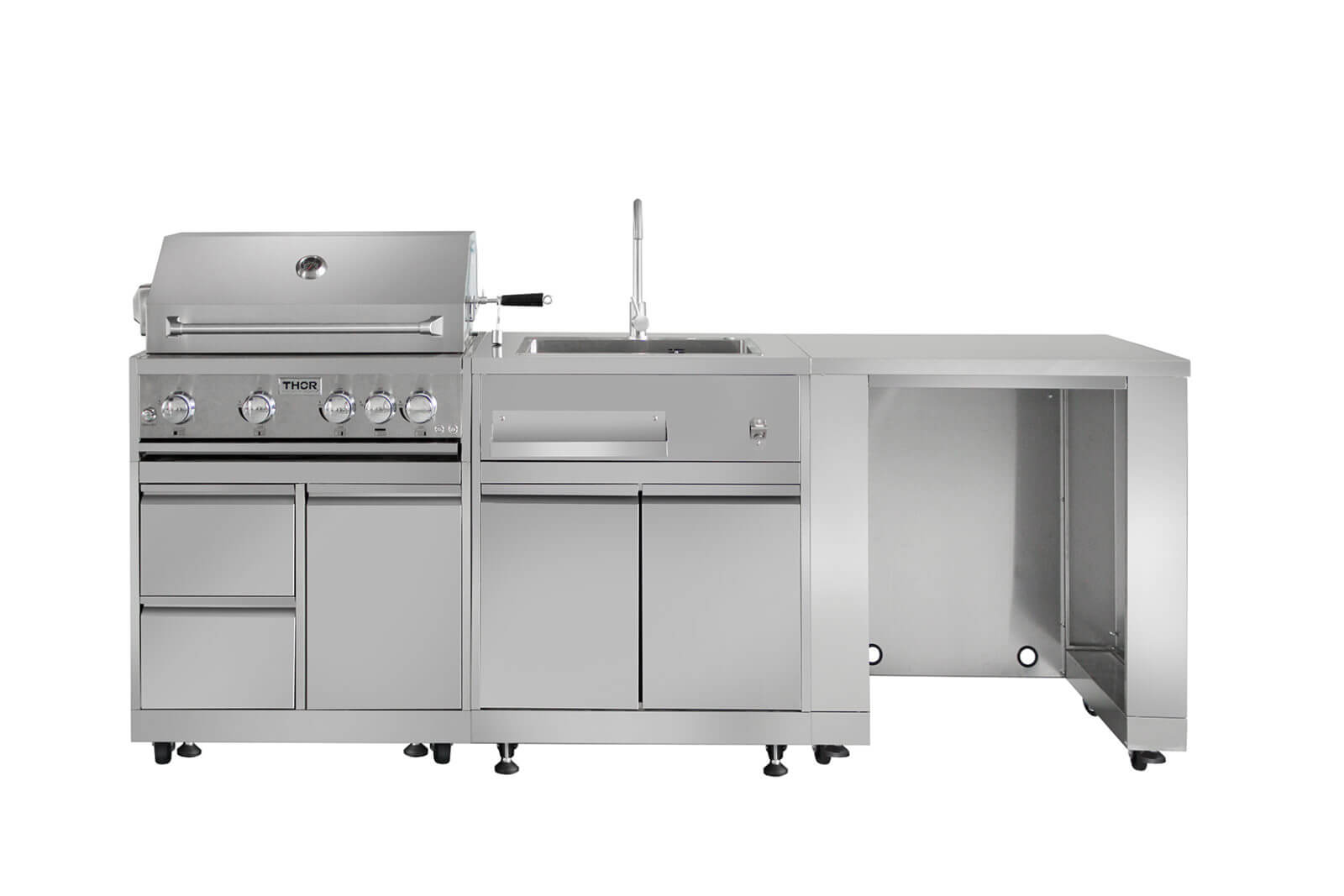 Thor Kitchen MK04SS304 32 Inch 4-Burner Gas Bbq Grill With Rotisserie In Stainless Steel