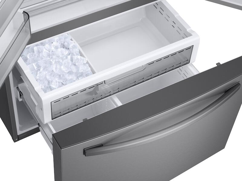 Samsung RF28R6241SR 28 Cu. Ft. 3-Door French Door, Full Depth Refrigerator With Dual Ice Maker In Stainless Steel
