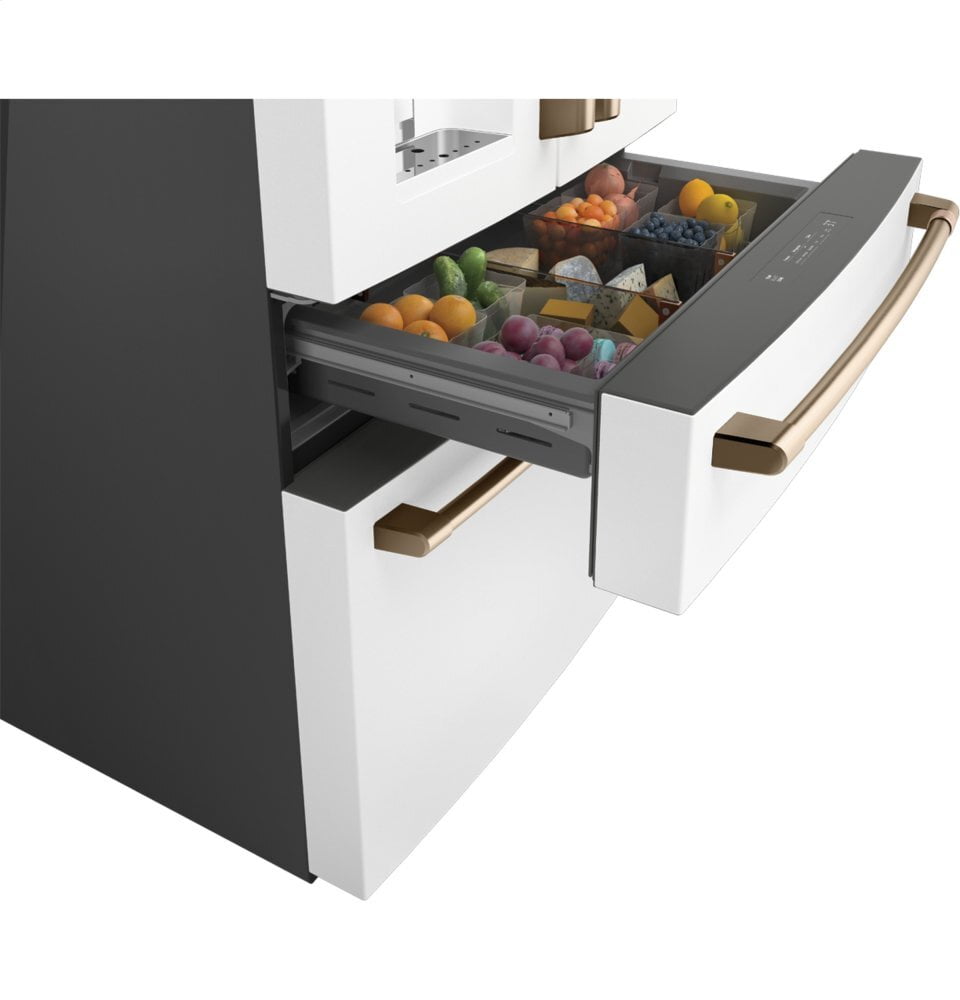 Cafe CVE28DP4NW2 Café Energy Star® 27.8 Cu. Ft. Smart 4-Door French-Door Refrigerator