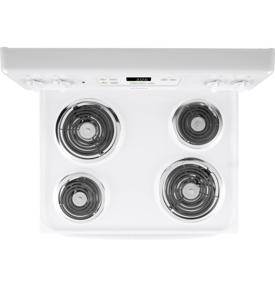 Hotpoint RBS360DMWW Hotpoint® 30" Free-Standing Standard Clean Electric Range