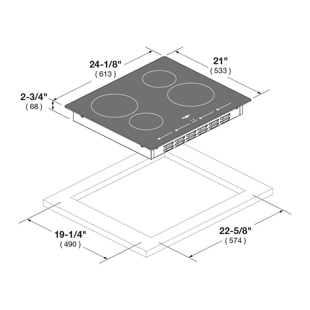 Fulgor Milano F4IT24S2 24 Induction Cooktop
