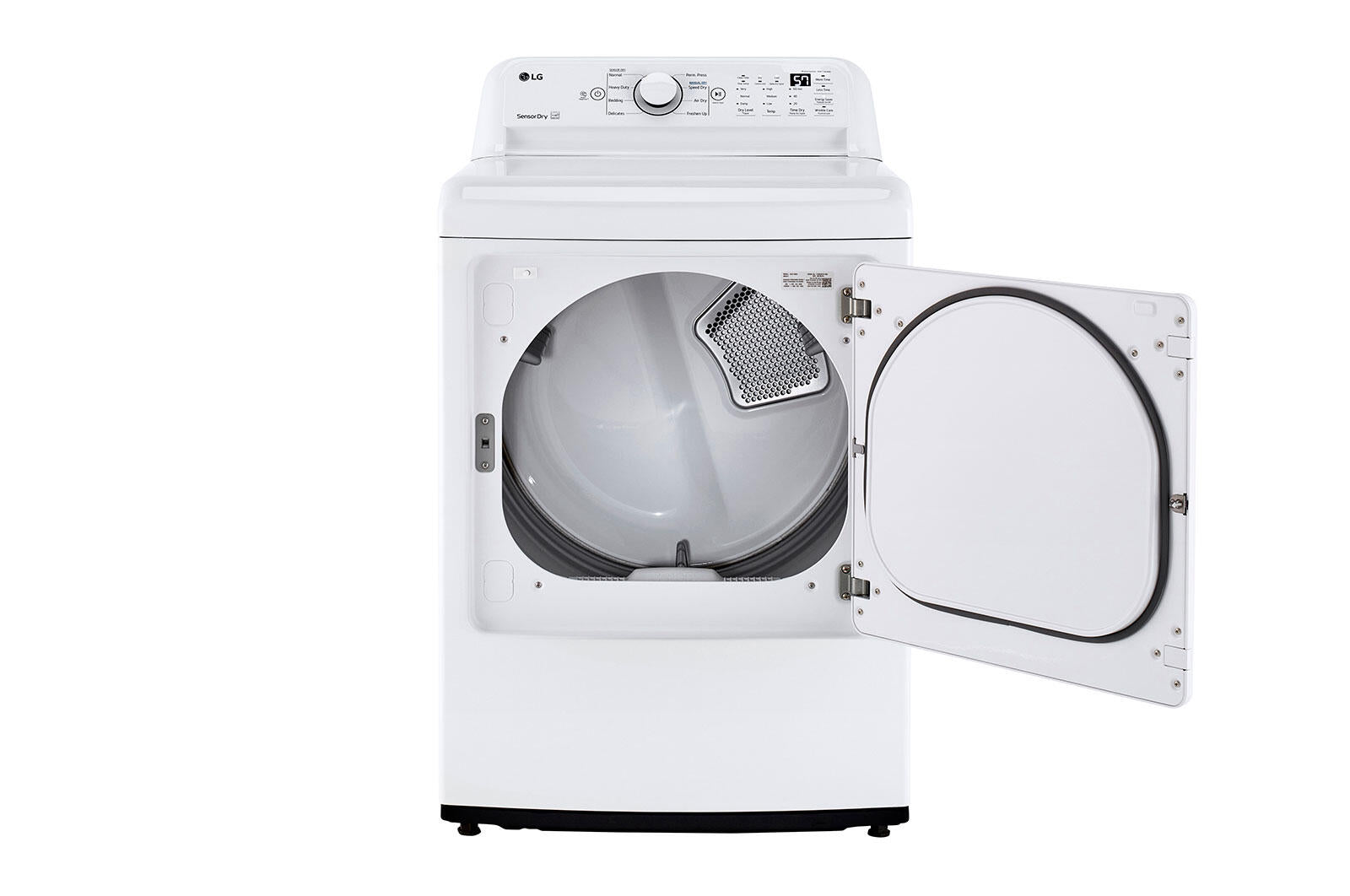 Lg DLG7001W 7.3 Cu. Ft. Ultra Large Capacity Top Load Gas Dryer With Sensor Dry Technology