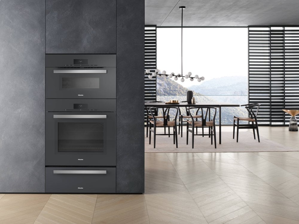 Miele ESW6880G 30 Inch Warming Drawer With 10 13/16 Inch Front Panel Height With The Low Temperature Cooking Function - Much More Than A Warming Drawer.