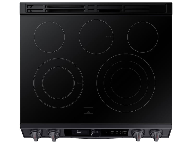 Samsung NE63T8711SG 6.3 Cu. Ft. Front Control Slide-In Electric Range With Smart Dial, Air Fry & Wi-Fi In Black Stainless Steel