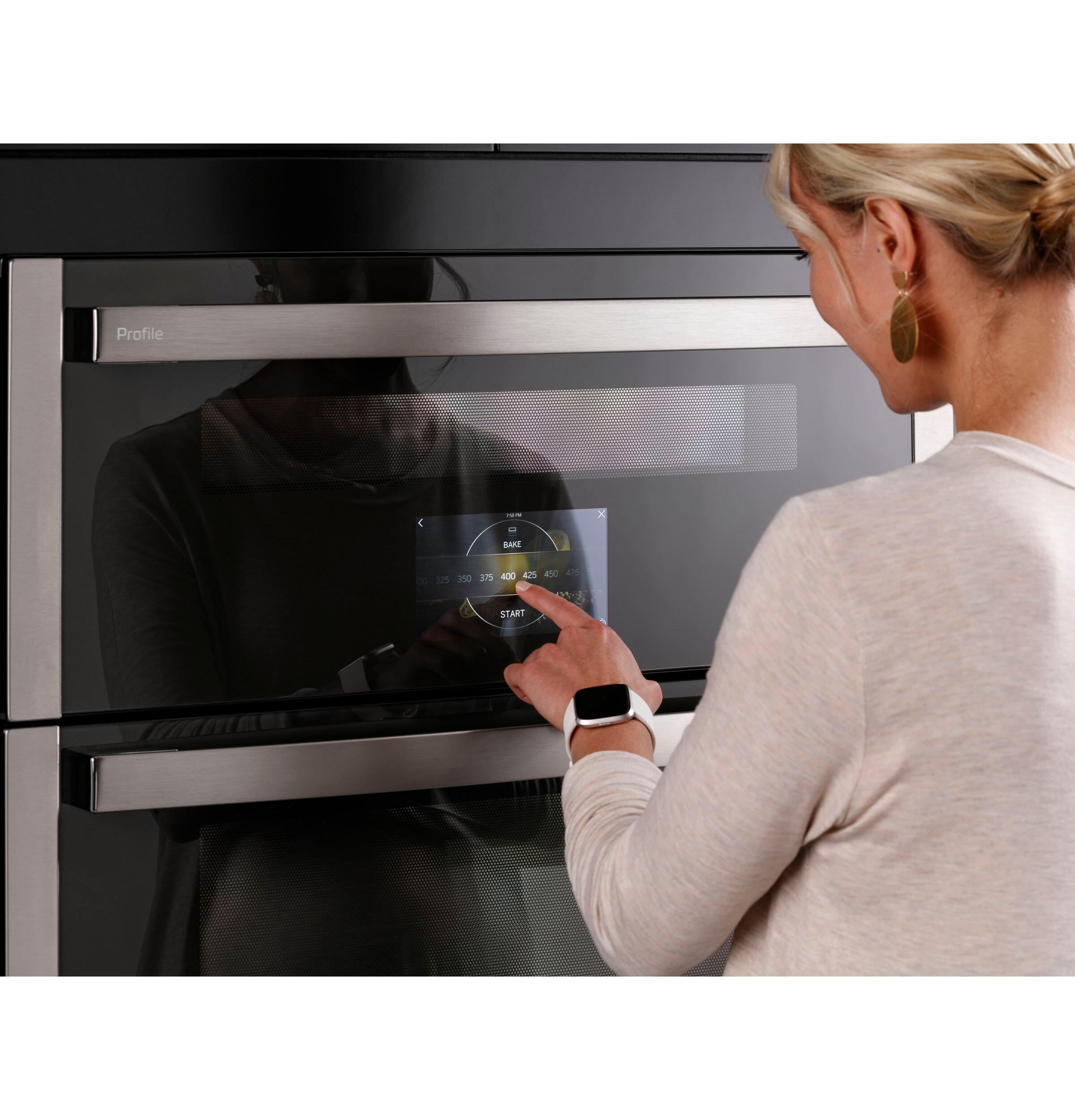 Ge Appliances PTS9200SNSS Ge Profile™ 30" Smart Built-In Twin Flex Convection Wall Oven