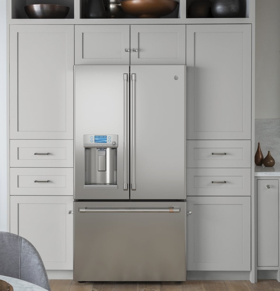 Cafe CFE28TP2MS1 Café Energy Star® 27.8 Cu. Ft. Smart French-Door Refrigerator With Hot Water Dispenser
