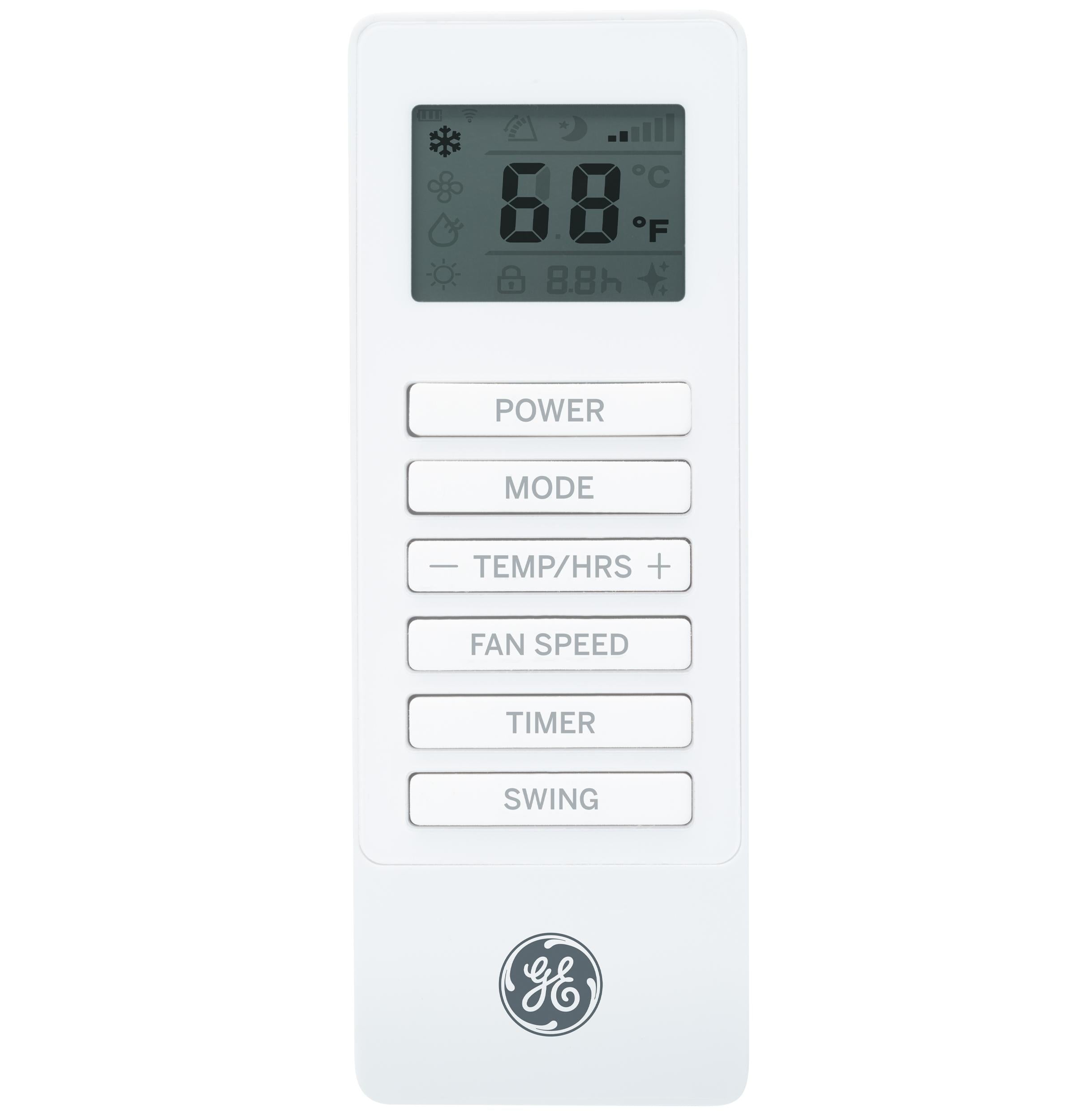Ge Appliances APCD08JASW Ge® 8,500 Btu Portable Air Conditioner With Dehumifier And Remote, White