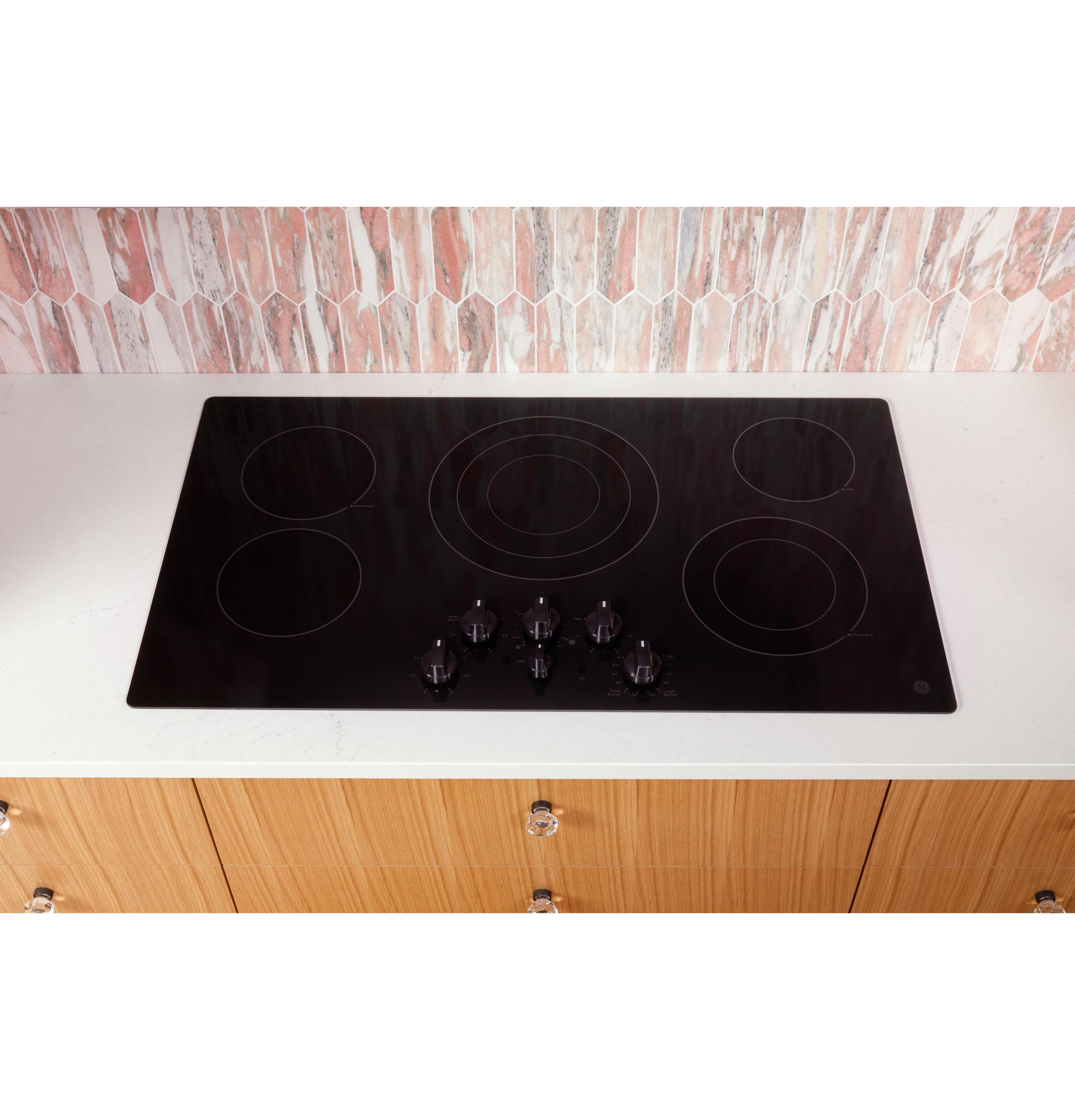 Ge Appliances JEP5036STSS Ge® 36" Built-In Knob Control Electric Cooktop