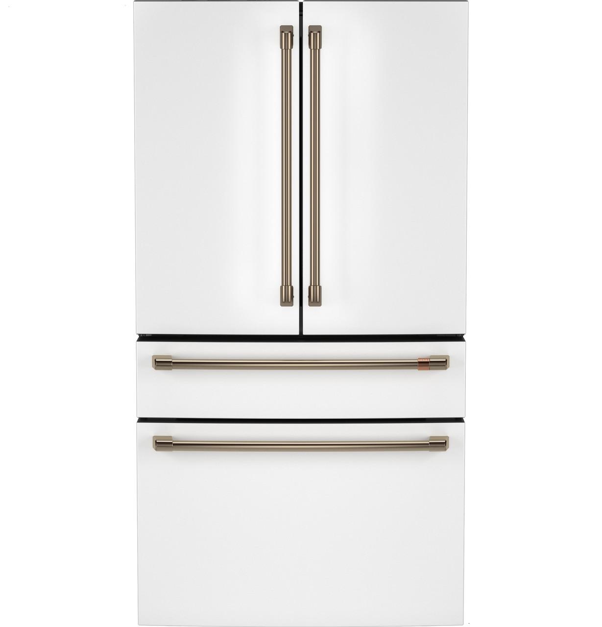 Cafe CGE29DP4TW2 Café™ Energy Star® 28.7 Cu. Ft. Smart 4-Door French-Door Refrigerator With Dual-Dispense Autofill Pitcher