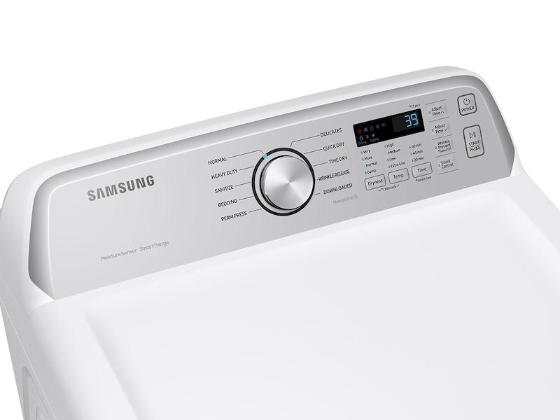 Samsung DVG47CG3500W 7.4 Cu. Ft. Smart Gas Dryer With Sensor Dry In White