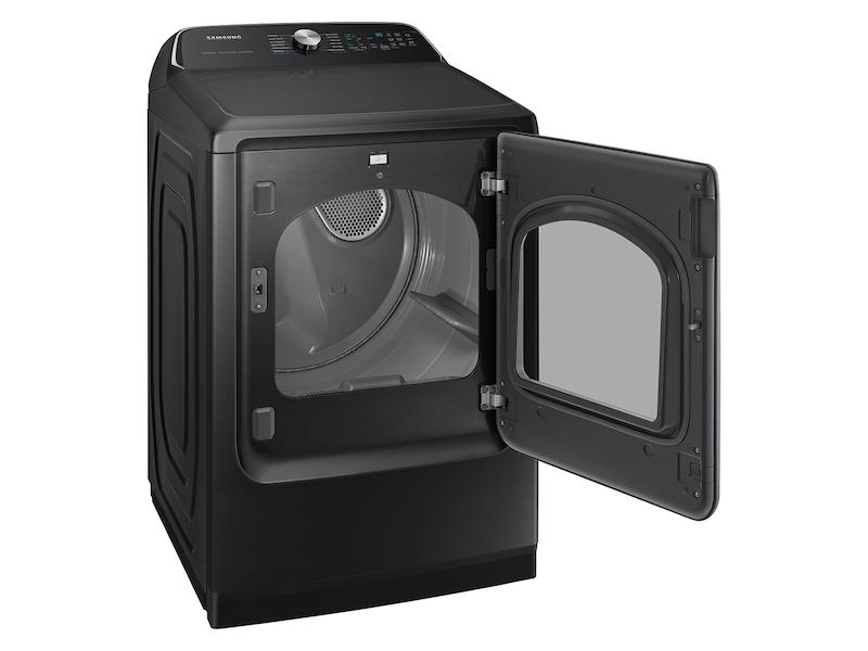 Samsung DVG55CG7100V 7.4 Cu. Ft. Smart Gas Dryer With Steam Sanitize+ In Brushed Black