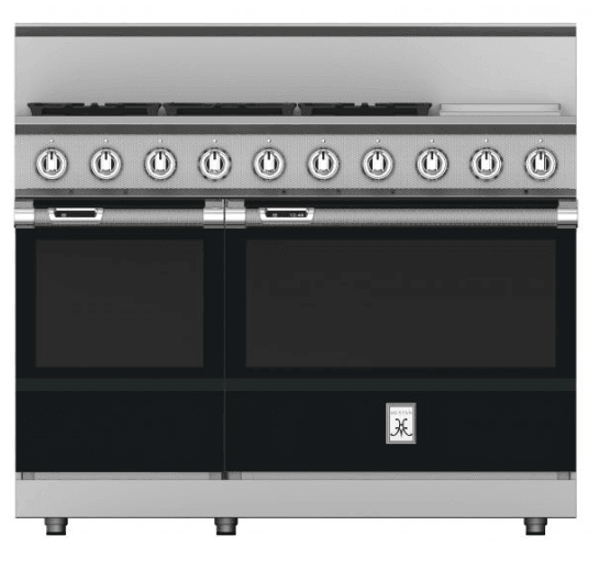 Hestan KRD485GDLPBK 48" 5-Burner Dual Fuel Range With 12" Griddle - Liquid Propane - Black / Stealth