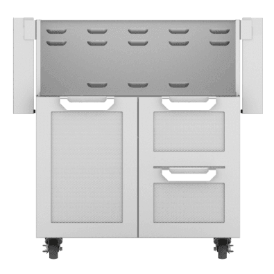 Hestan GCR30BG Hestan 30" Tower Cart With Double Drawer And Door Gcr30 - Burgundy (Custom Color: Tin Roof)