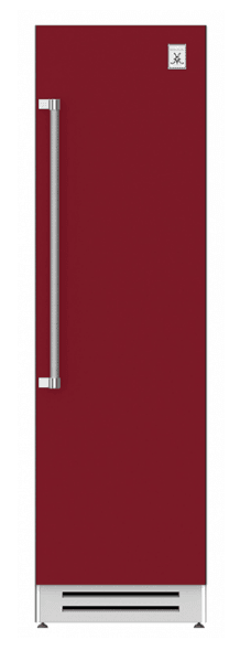 Hestan KFCL24BG 24" Column Freezer - Left Hinge - Burgundy / Tin Roof