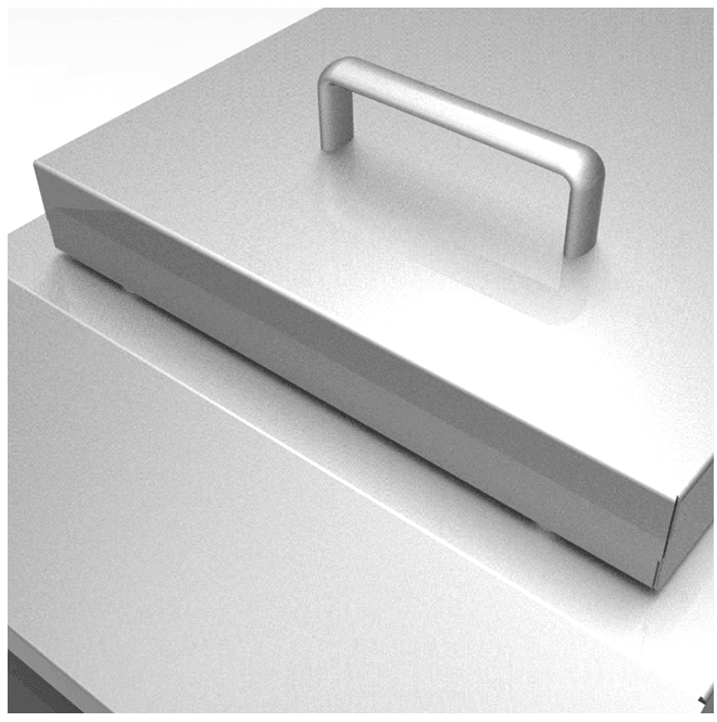 Hestan AGB121NGPP Hestan 12" Natural Gas Single Side Burner For Built In Grill Agb12 - Purple (Custom Color: Lush)