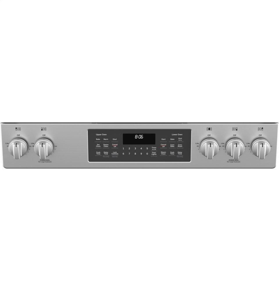 Ge Appliances JGSS86SPSS Ge® 30" Slide-In Front Control Gas Double Oven Range