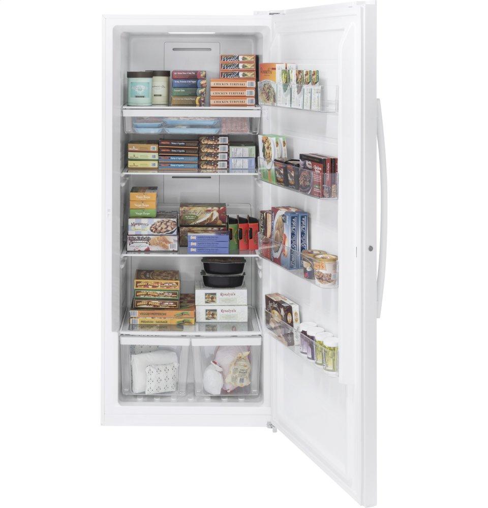 Ge Appliances FUF21DLRWW Ge® 21.3 Cu. Ft. Frost-Free Upright Freezer